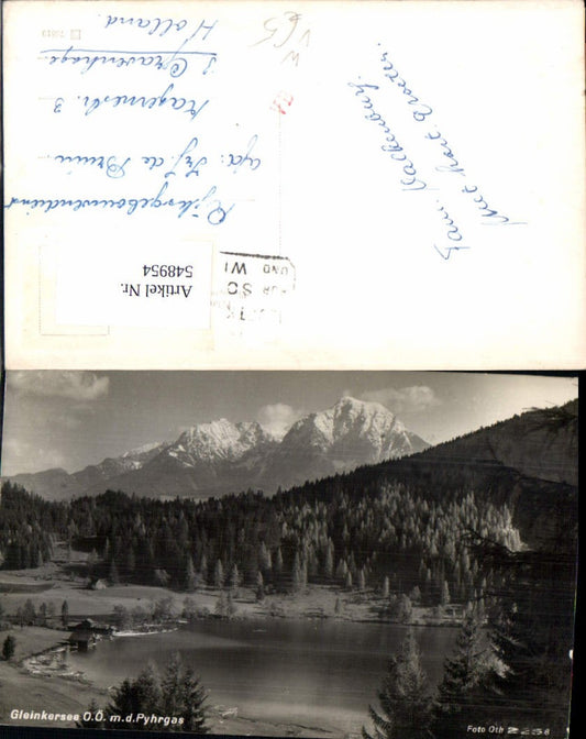 548954,Foto-AK Gleinkersee bei Spital am Pyhrn Windischgarsten pub Foto Oth 2258