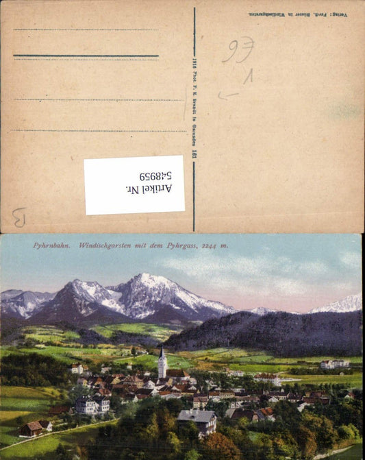 548959,Pyhrnbahn Windischgarsten mit dem Pyhrgas pub Brandt 161