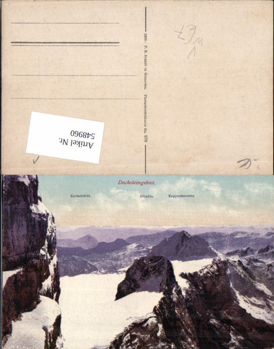 548960,Dachsteingebiet bei Gosau Dachstein pub Brandt 579