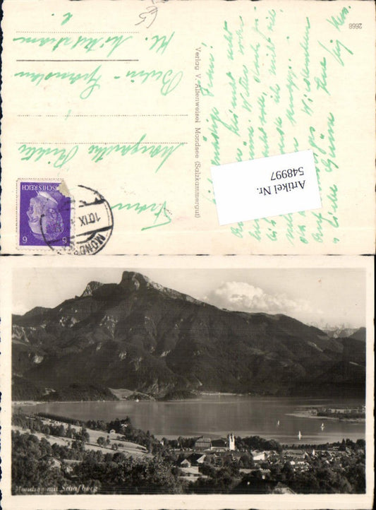 548997,Mondsee m. Schafberg 1942