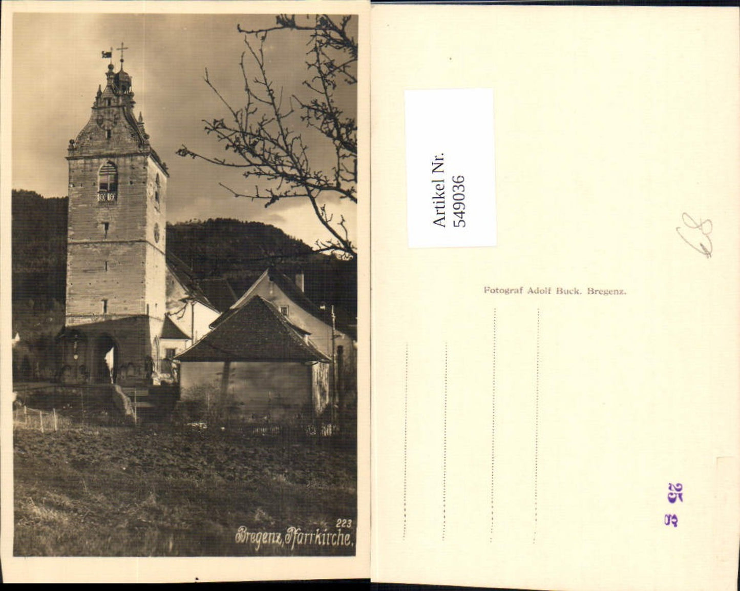Alte Ansichtskarte – Old Postcard