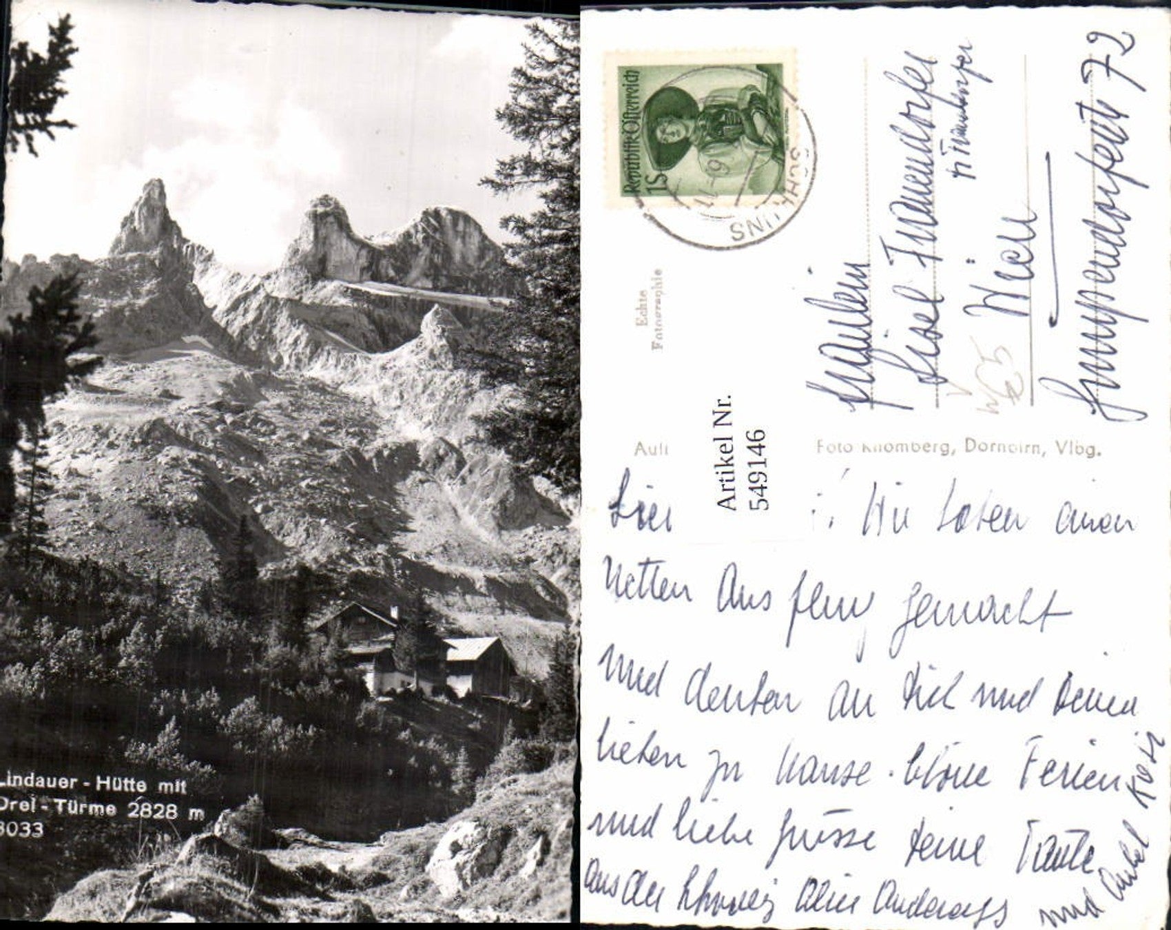 Alte Ansichtskarte – Old Postcard