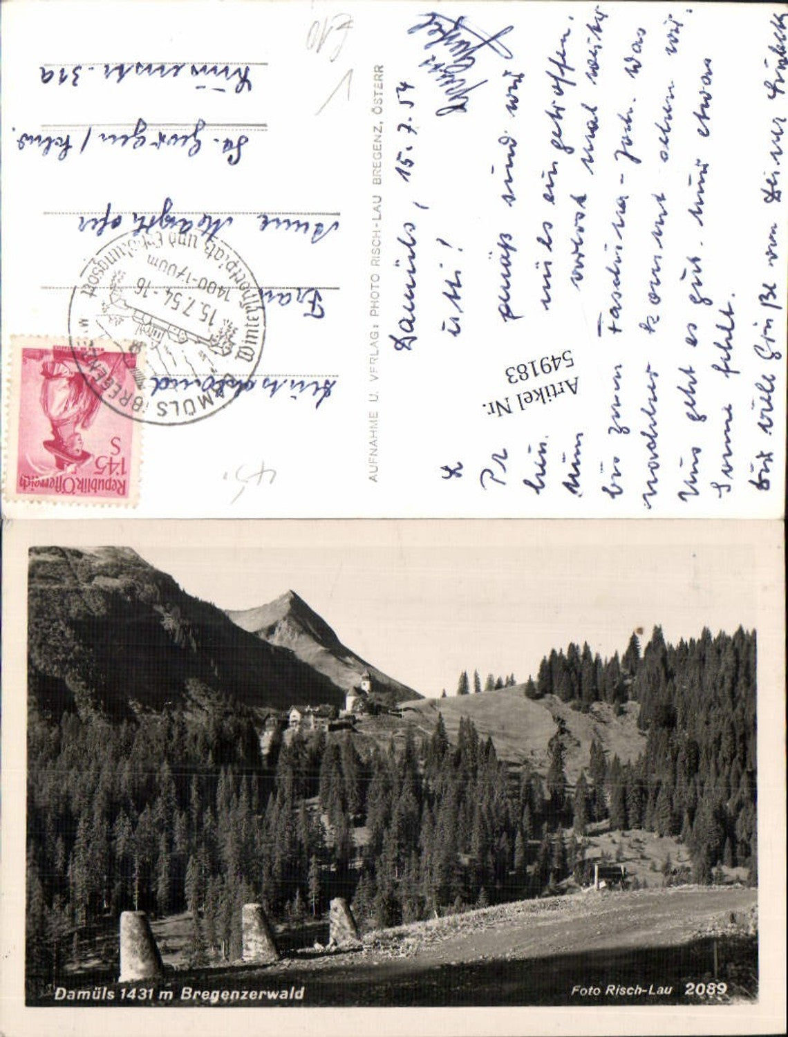 Alte Ansichtskarte – Old Postcard