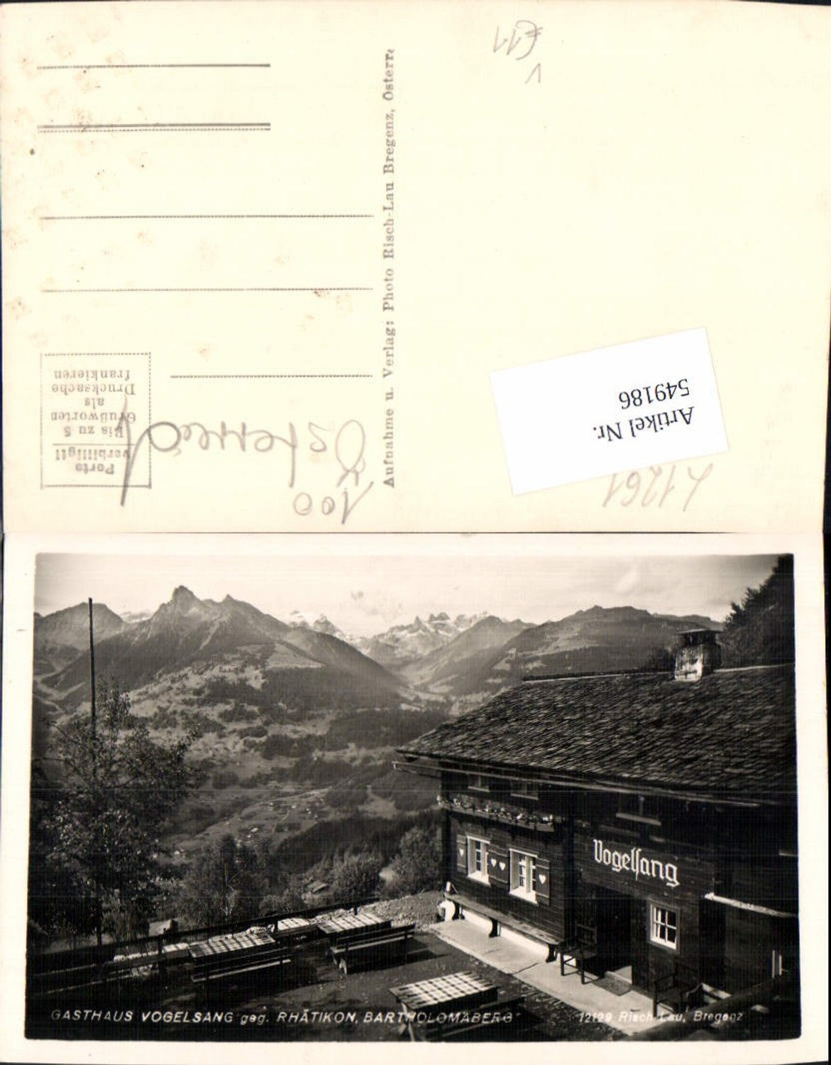 Alte Ansichtskarte – Old Postcard