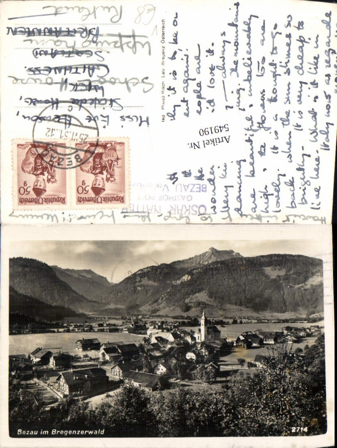 Alte Ansichtskarte – Old Postcard