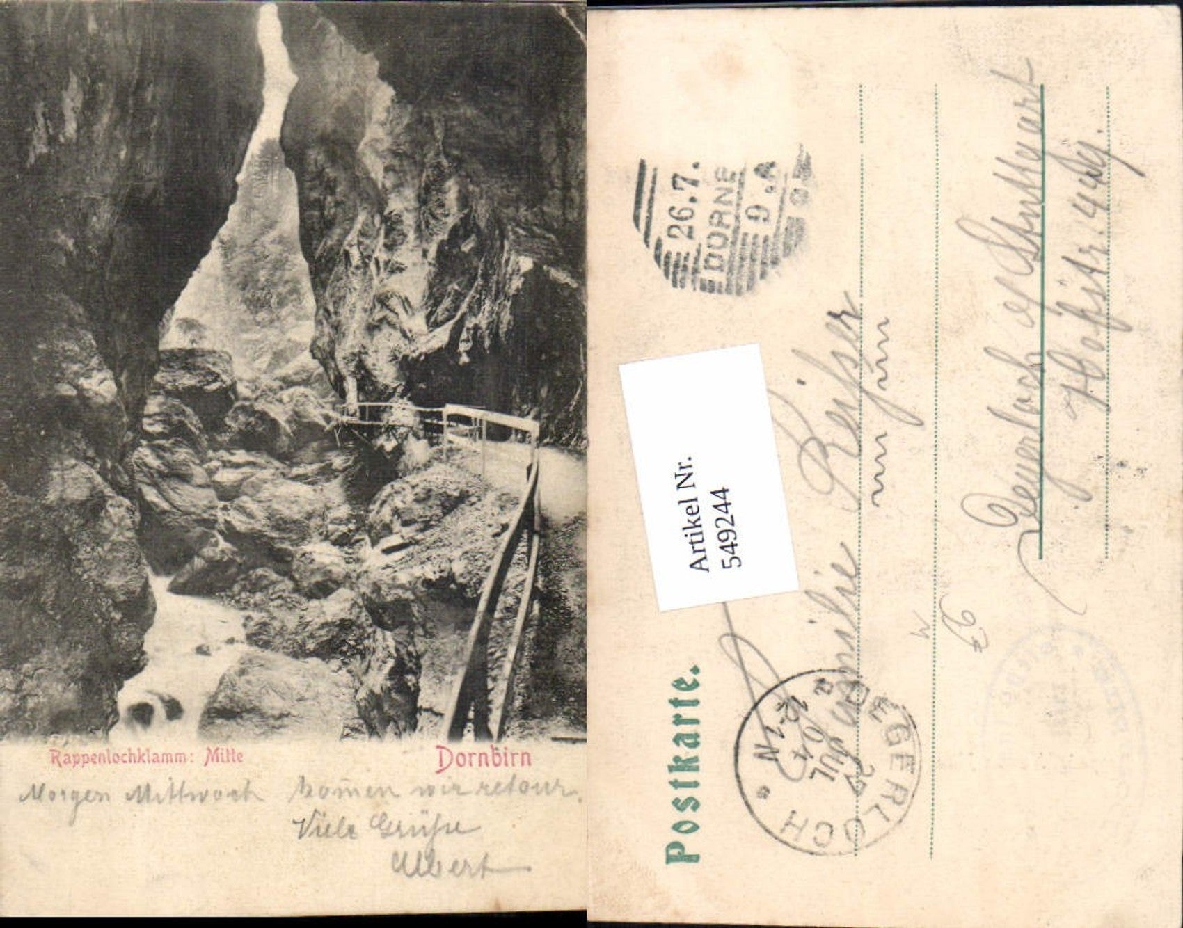 Alte Ansichtskarte – Old Postcard