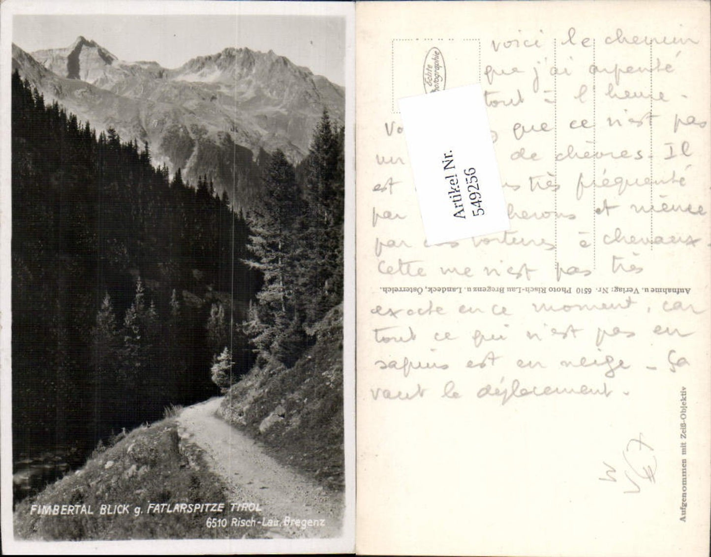 Alte Ansichtskarte – Old Postcard