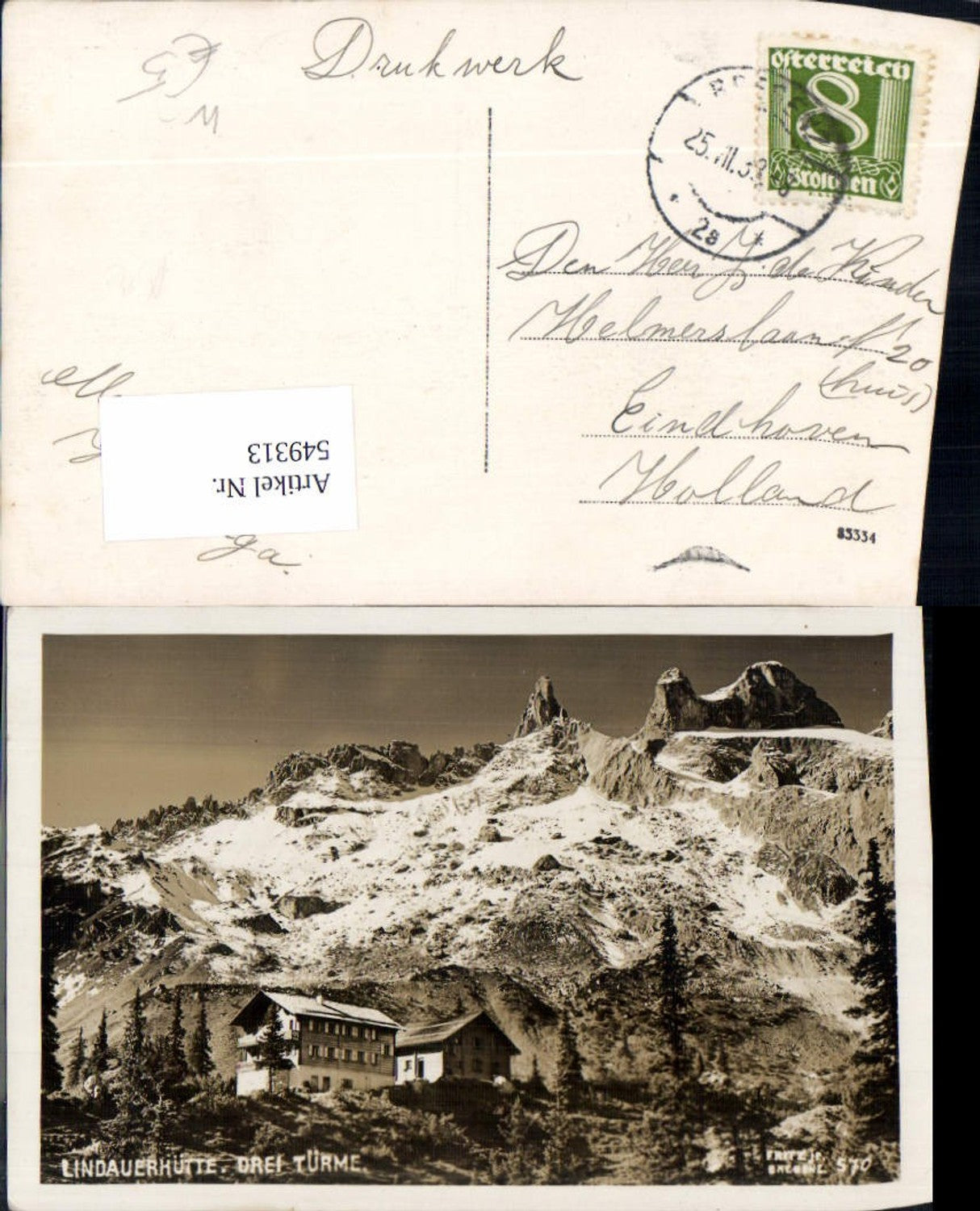 Alte Ansichtskarte – Old Postcard