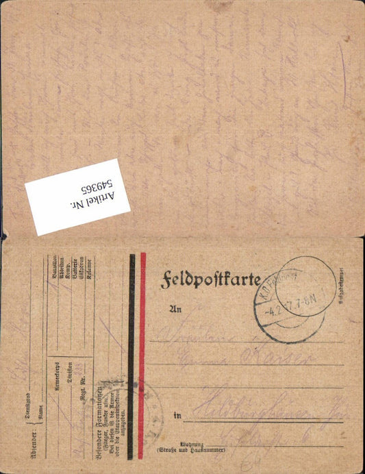Alte Ansichtskarte – Old Postcard