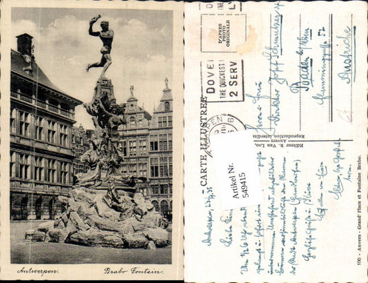 549415,Belgium Anvers Antwerp Brabo Fontain