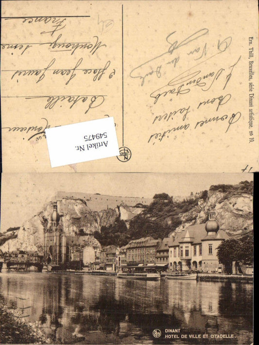 549475,Belgium Dinant Namur Wallonien Hotel de Ville