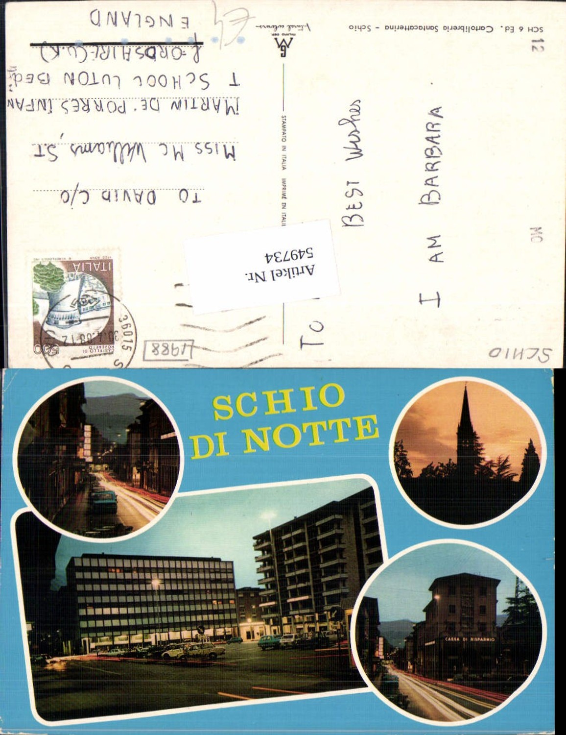 Alte Ansichtskarte – Old Postcard