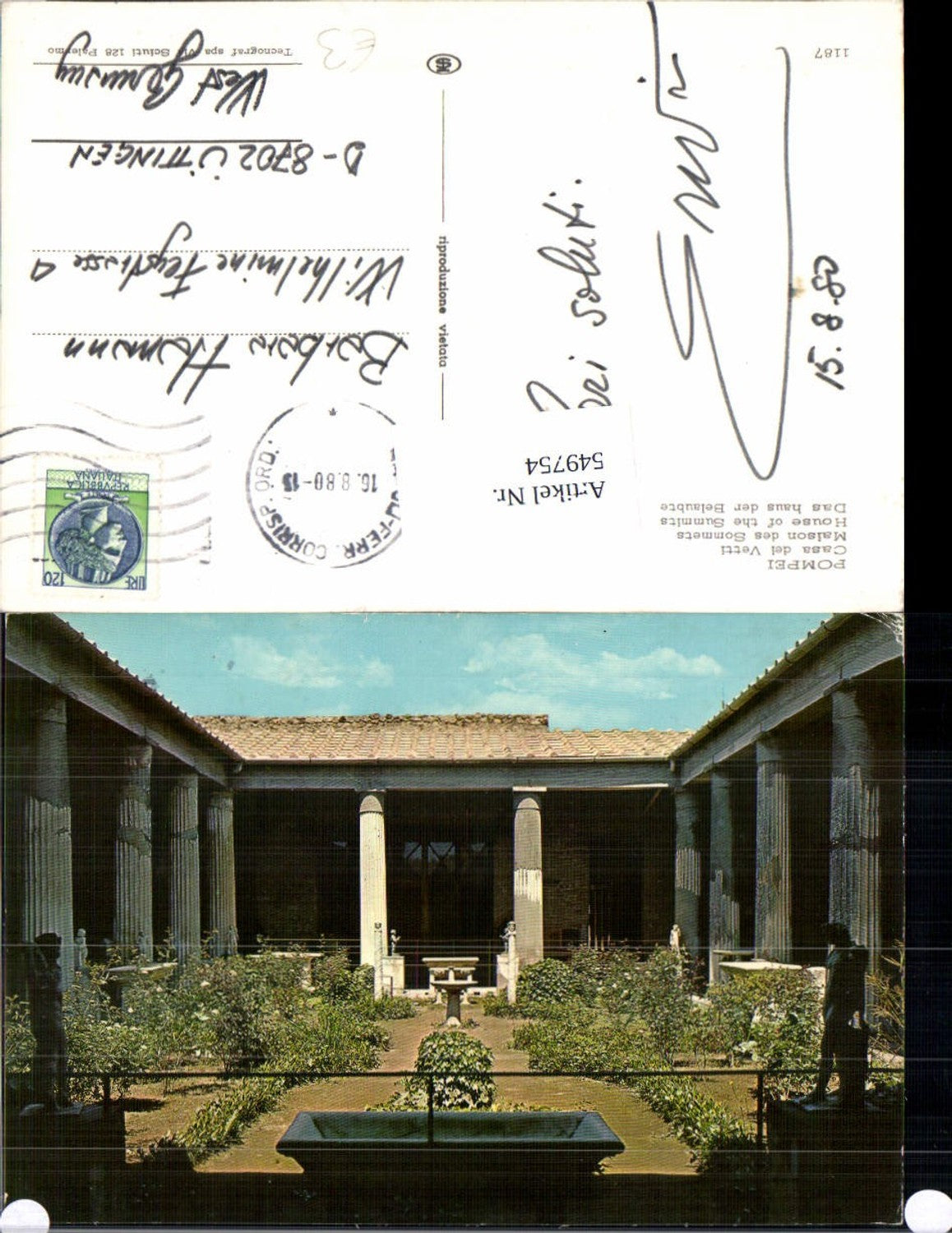 Alte Ansichtskarte – Old Postcard