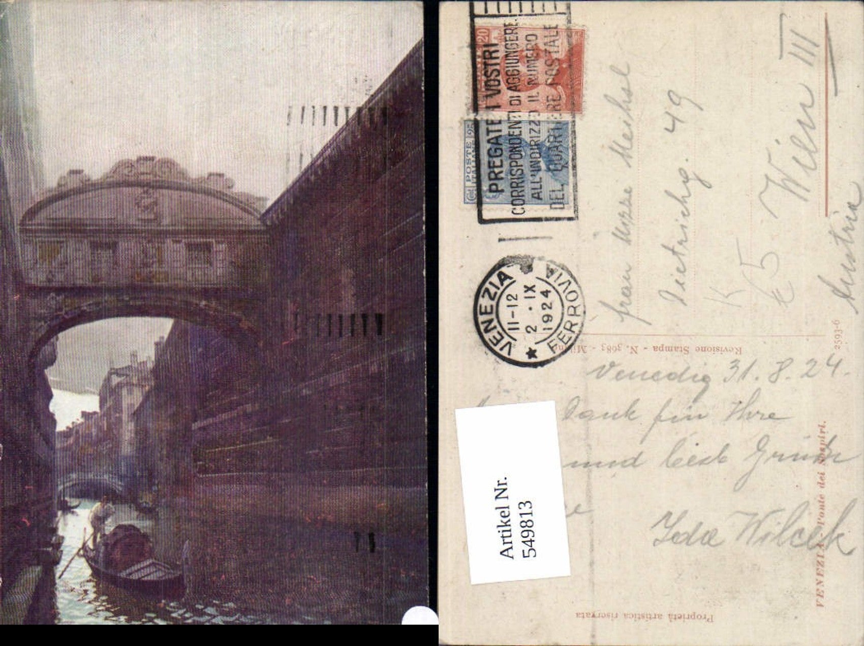 Alte Ansichtskarte – Old Postcard