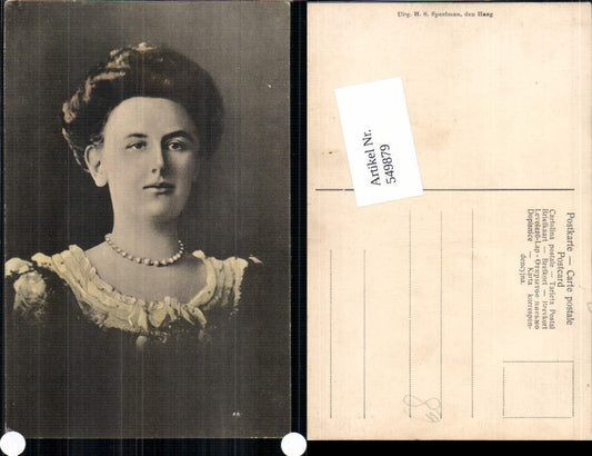 549879,Adel Monarchie Niederlande Wilhelmina