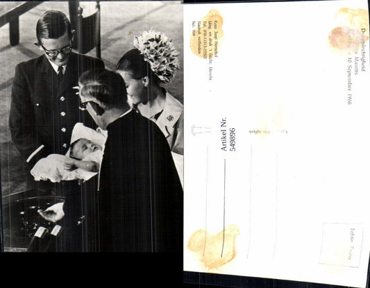 549896,Adel Monarchie Niederlande Prins Maurits 1968