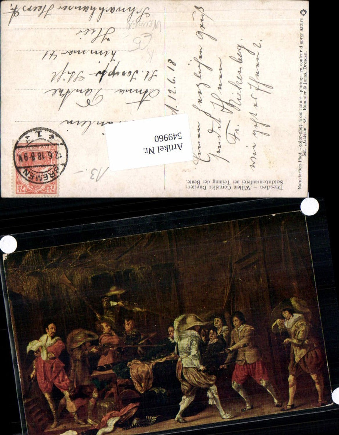 549960,Künstler AK Willem Cornelisz Duyster Soldatenrauferei Soldaten
