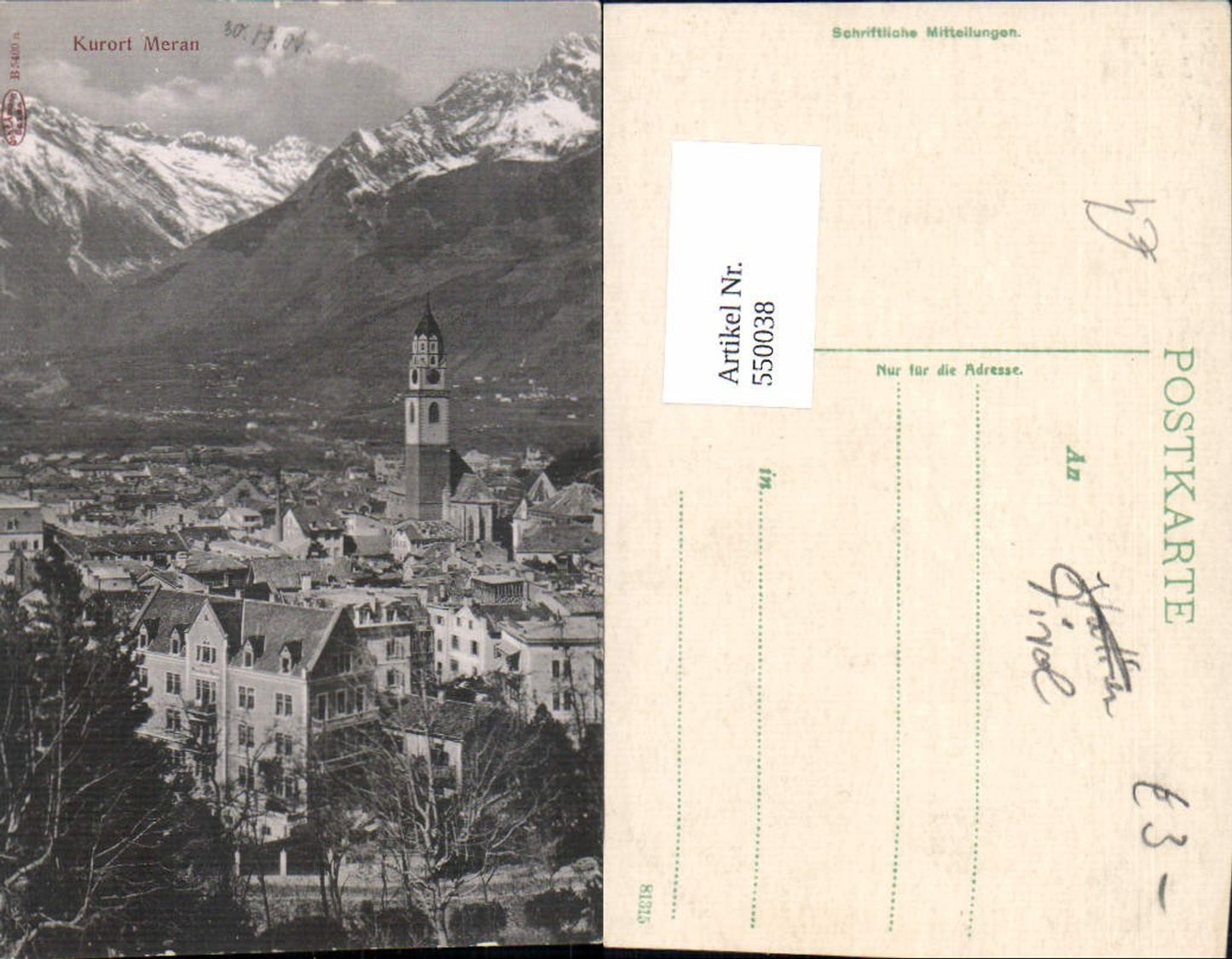 Alte Ansichtskarte – Old Postcard