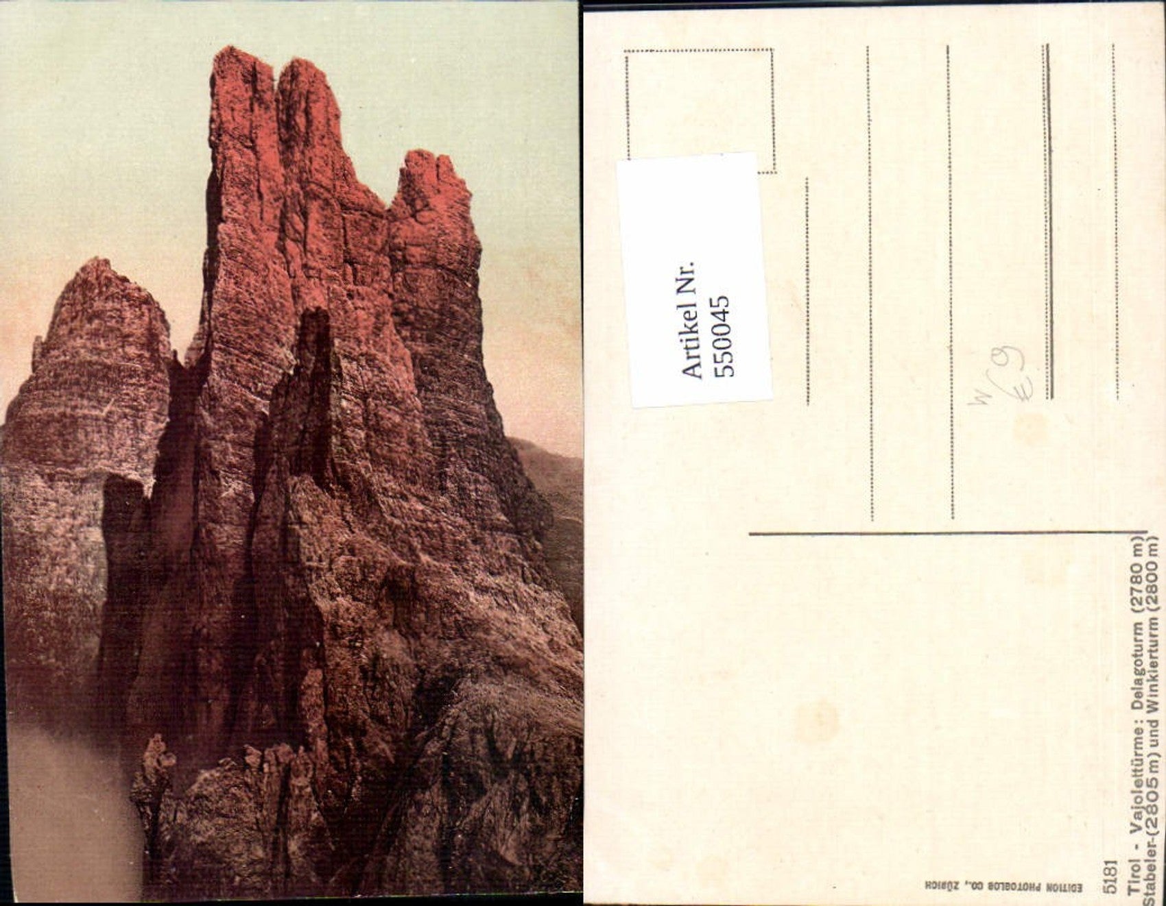 Alte Ansichtskarte – Old Postcard