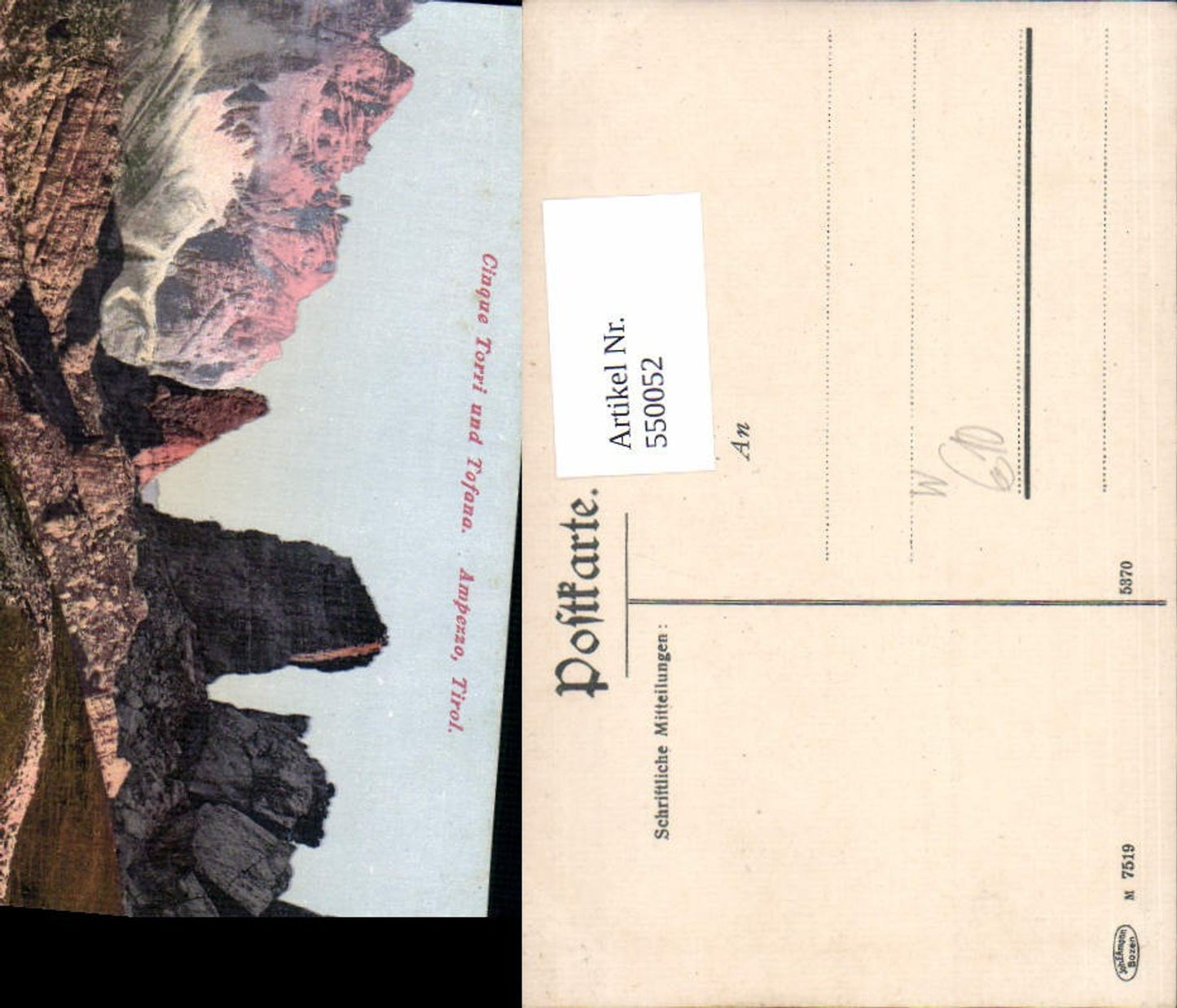Alte Ansichtskarte – Old Postcard
