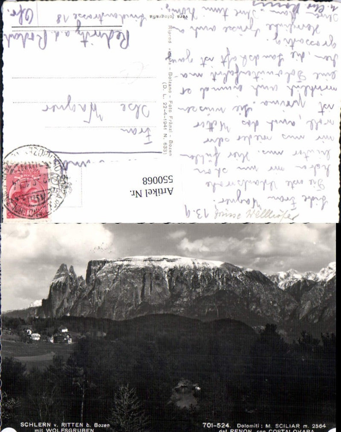 Alte Ansichtskarte – Old Postcard