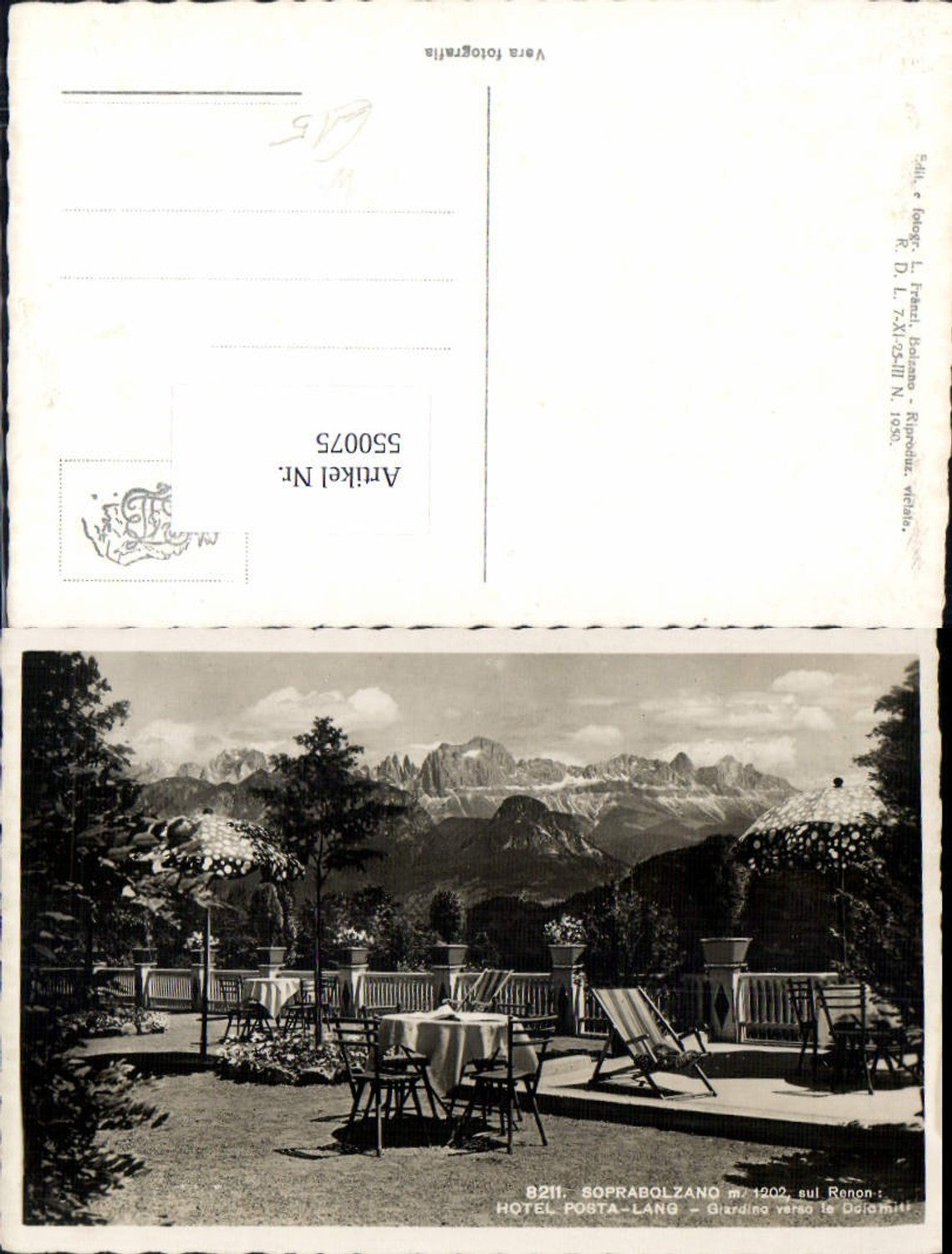 Alte Ansichtskarte – Old Postcard