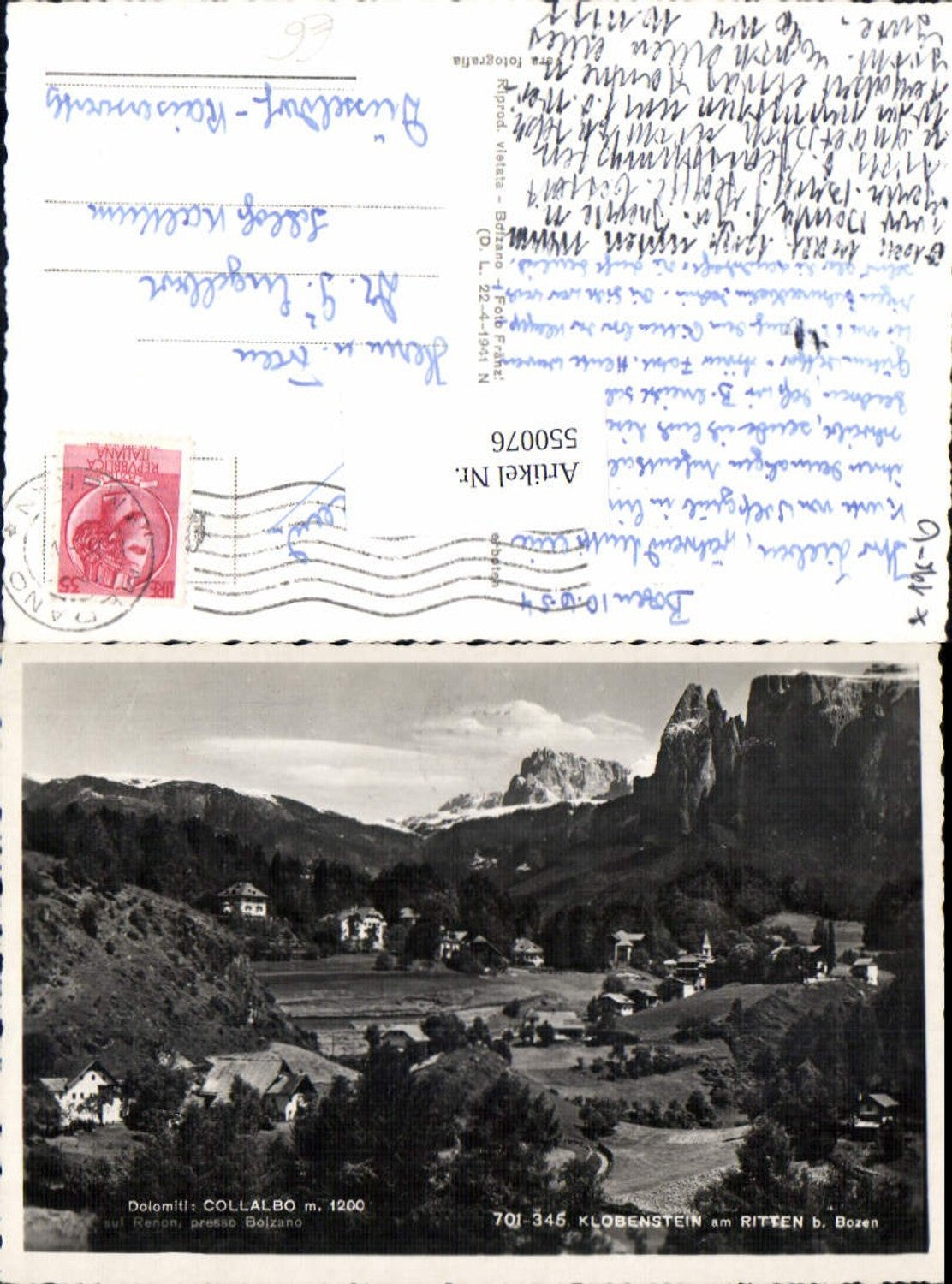 Alte Ansichtskarte – Old Postcard