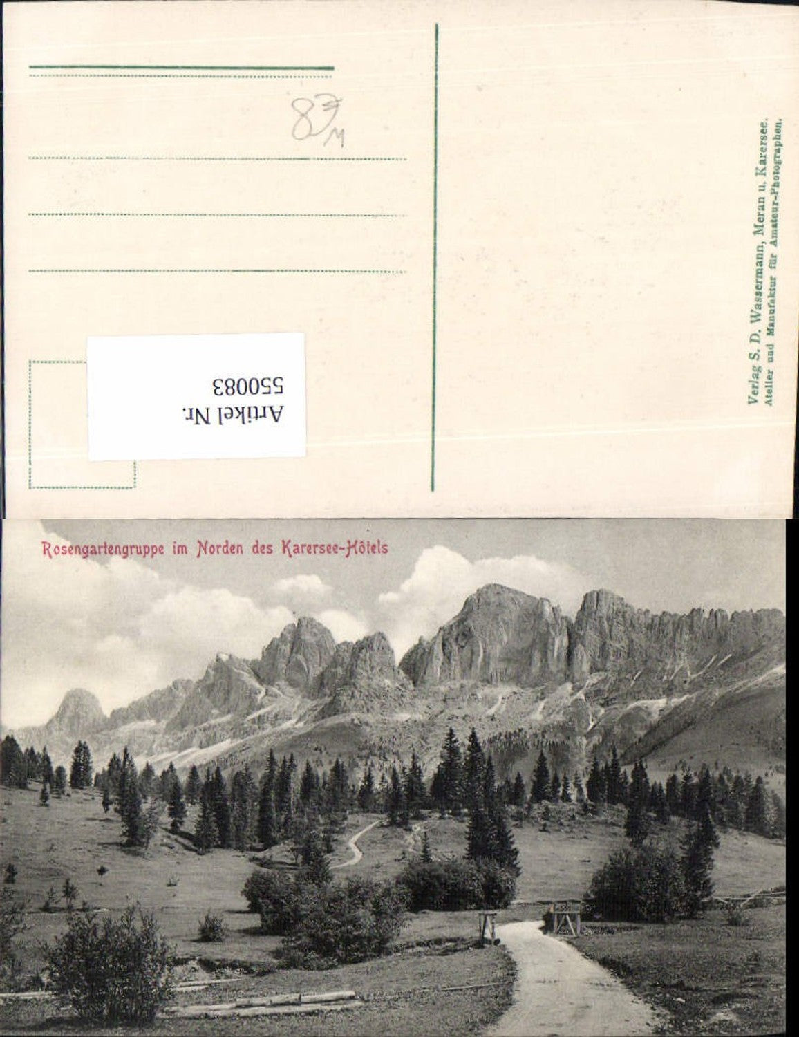 Alte Ansichtskarte – Old Postcard