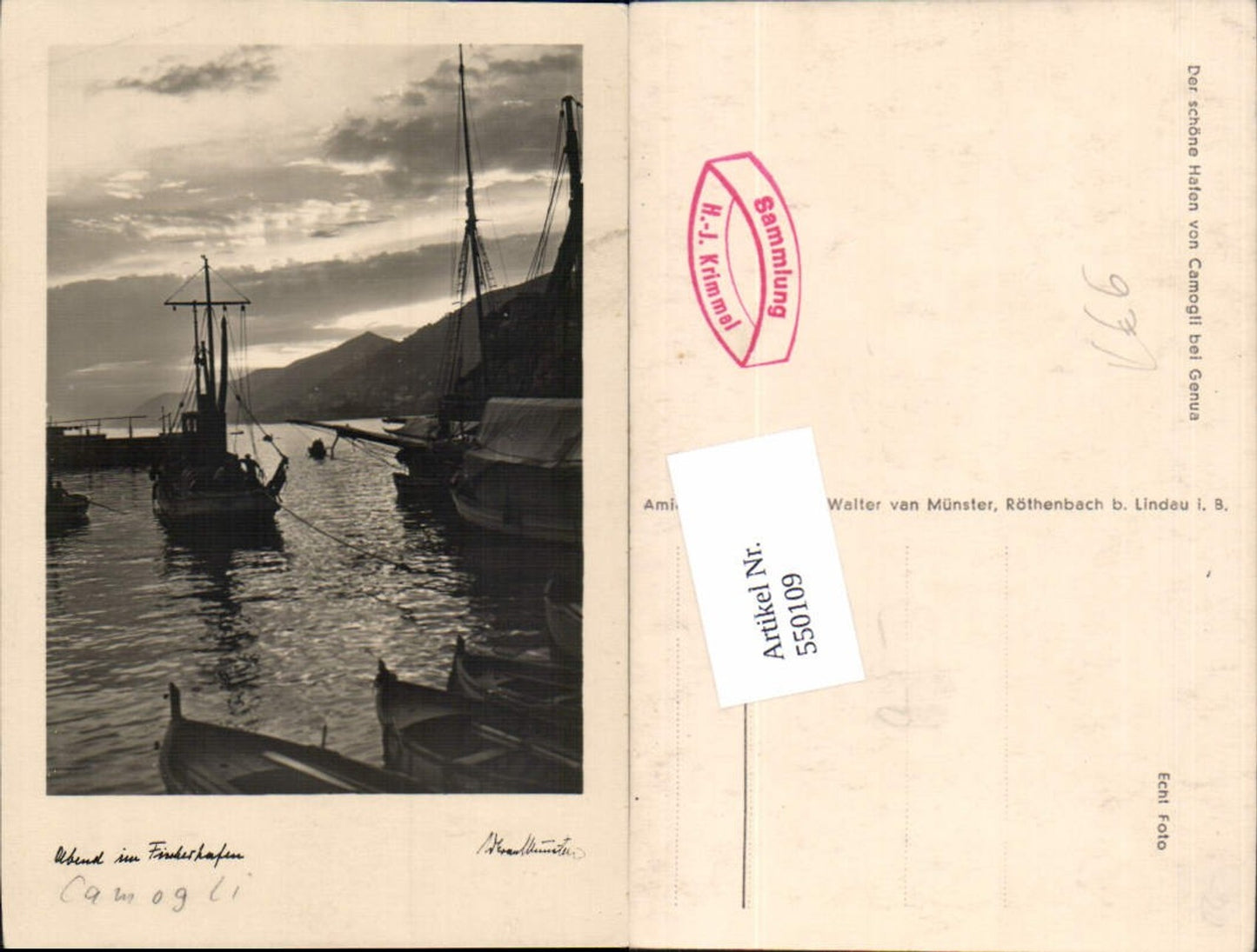 Alte Ansichtskarte – Old Postcard