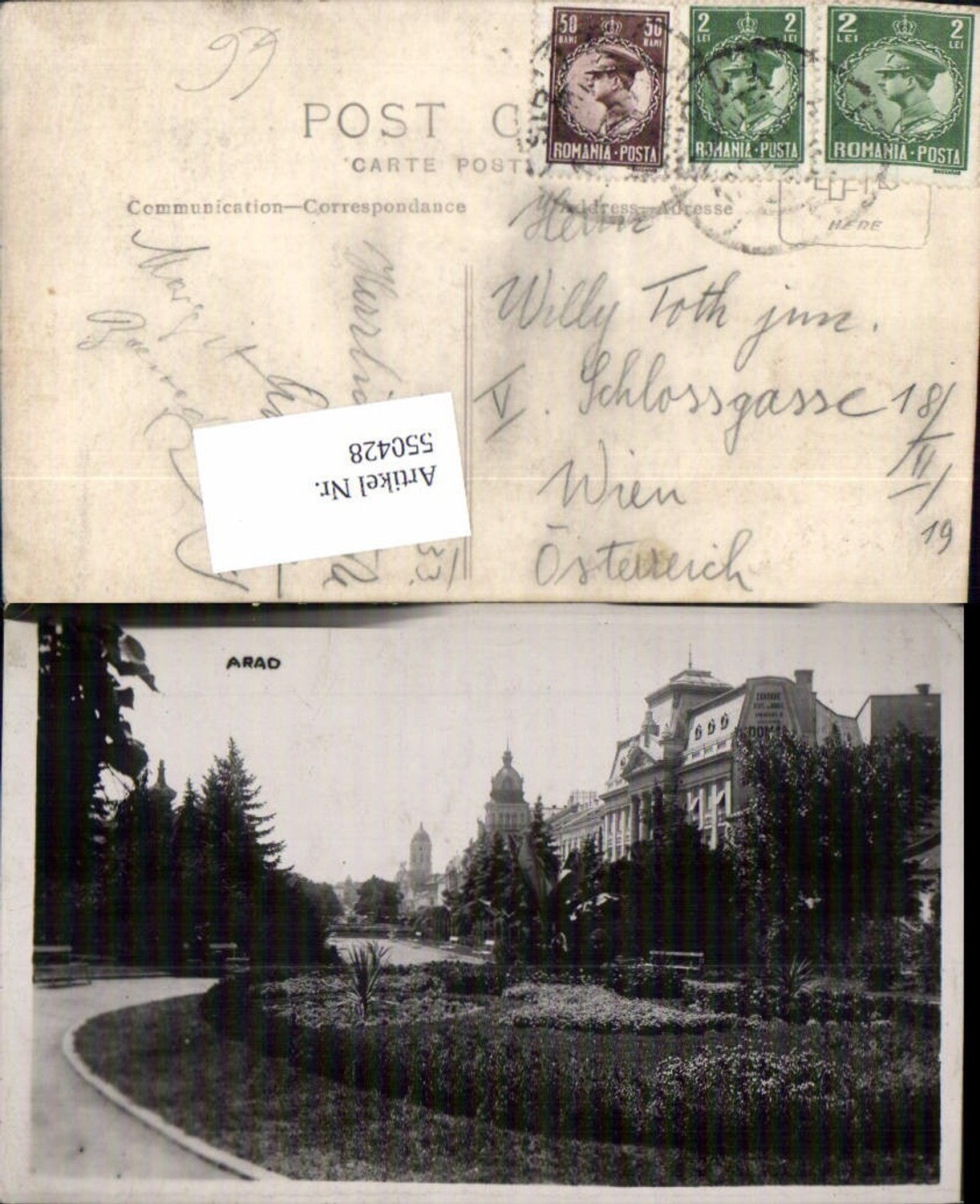 Alte Ansichtskarte – Old Postcard