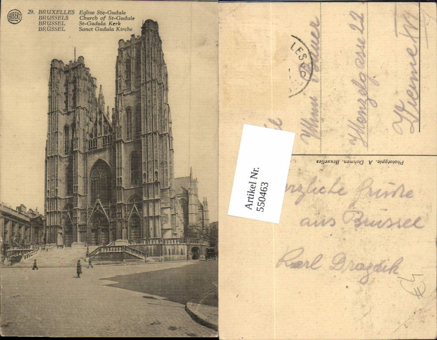 550463,Belgium Brüssel Bruxelles Kirche St. Gudula