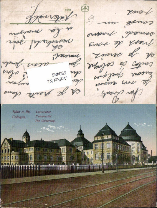 550486,Köln am Rhein Universität Straßenansicht