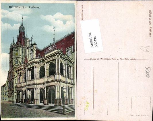 550494,Köln am Rhein Rathaus