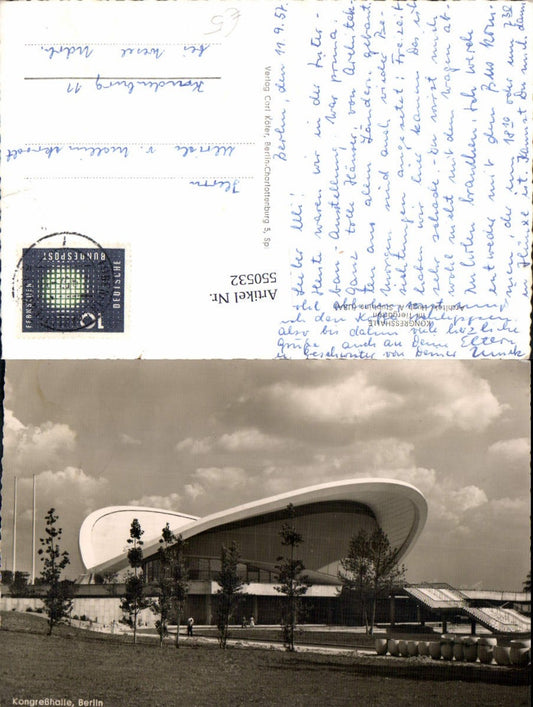 550532,Berlin Kongreßhalle Tiergarten Charlottenburg