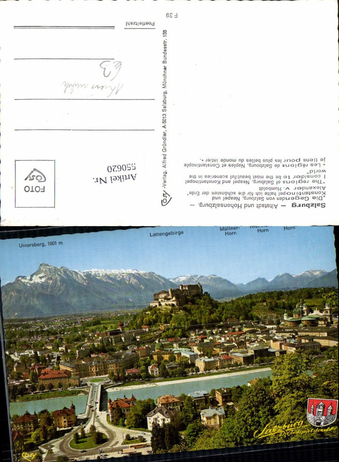 Alte Ansichtskarte – Old Postcard