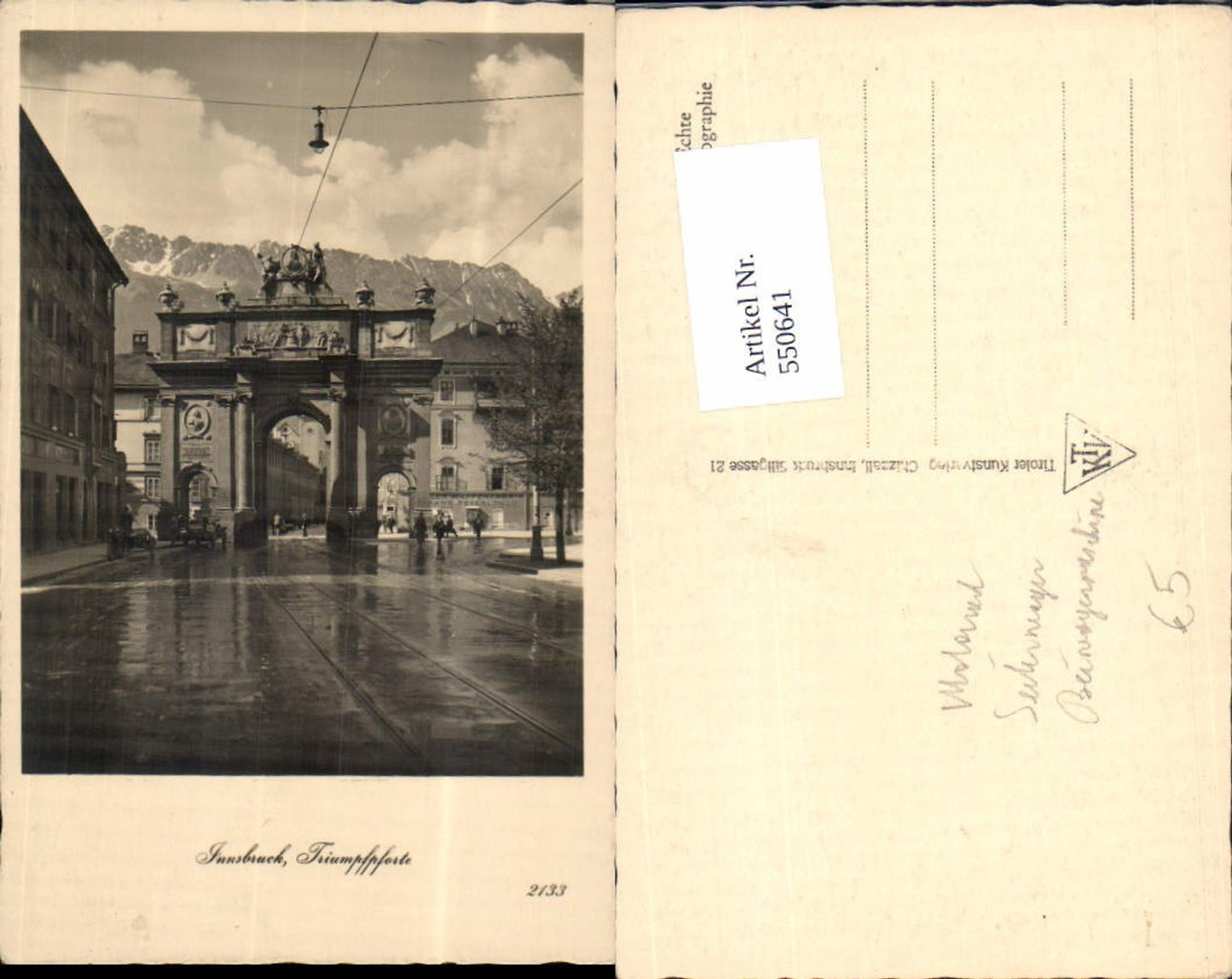 Alte Ansichtskarte – Old Postcard