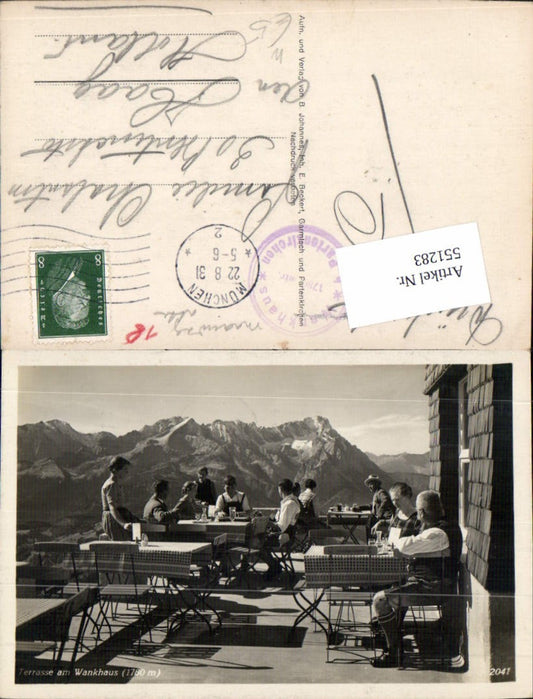 551283,Gasthaus Wankhaus Terrasse Garmisch Partenkirchen