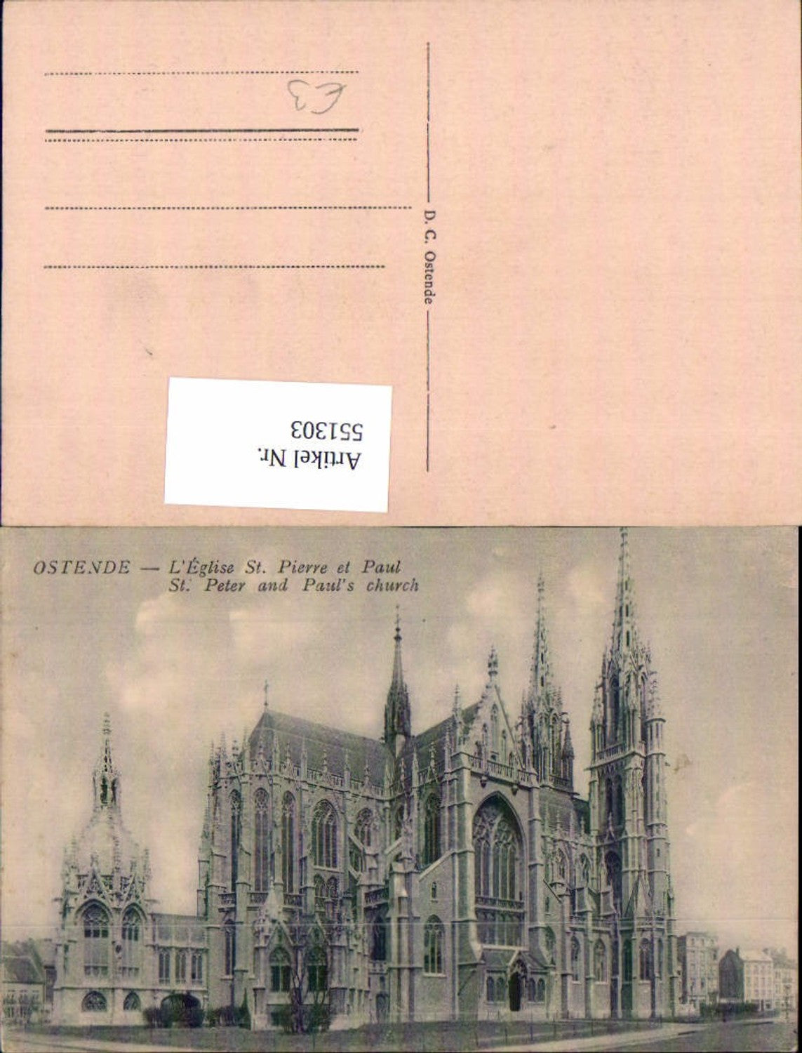 551303, Belgium Ostend St. Peter Church