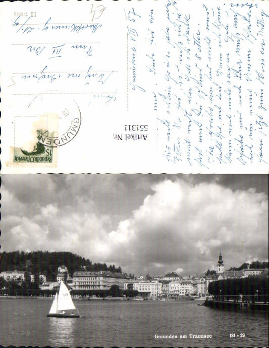 551311,Gmunden am Traunsee Seelboot