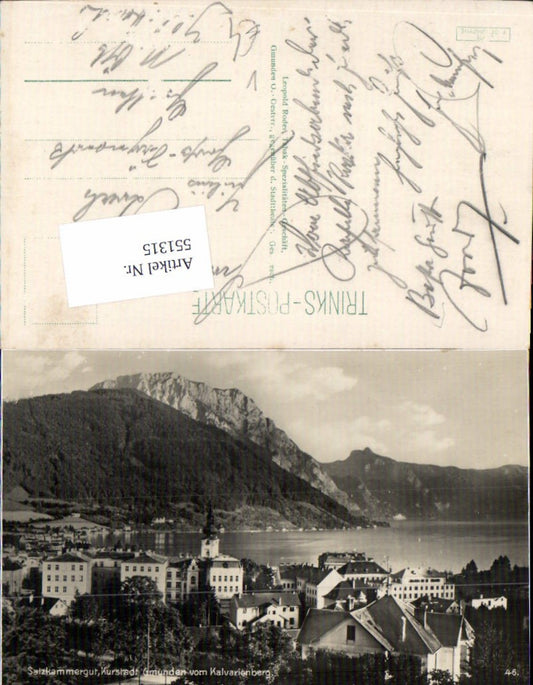 551315,Gmunden am Traunsee vom Kalvarienberg pub Trinks 46