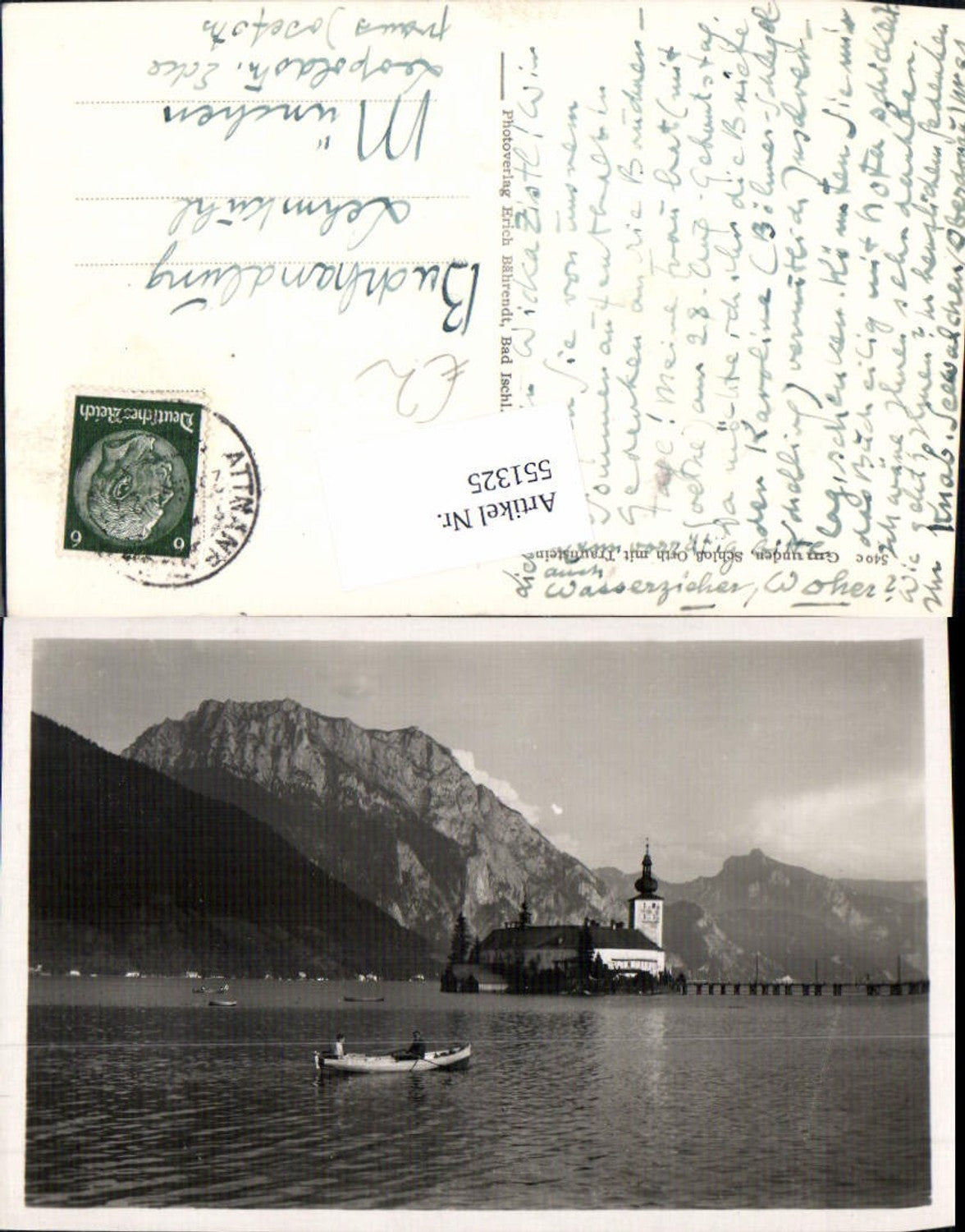 551325,Gmunden am Traunsee Boot Schloss Orth Ort