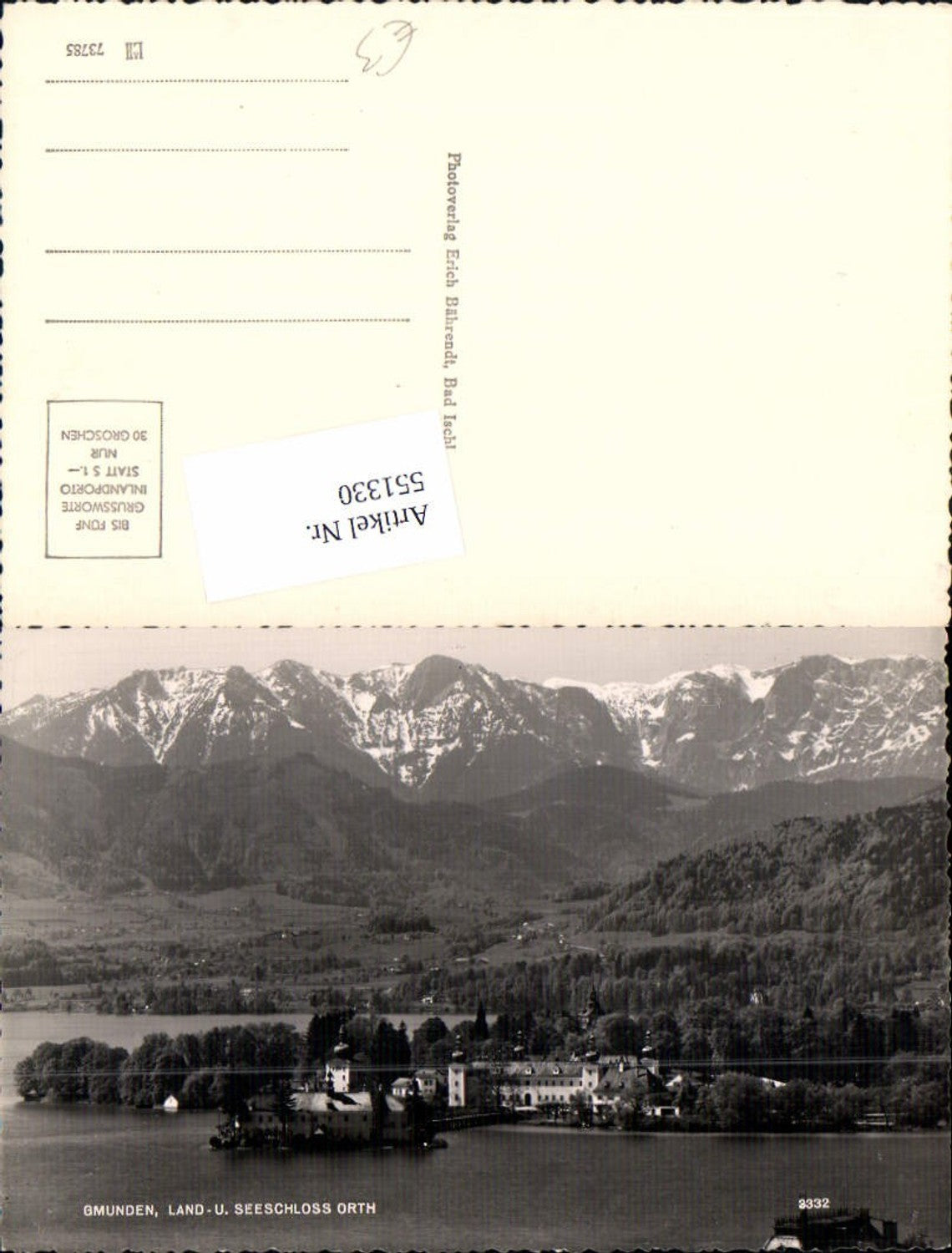 551330,Gmunden am Traunsee Seeschloss Orth