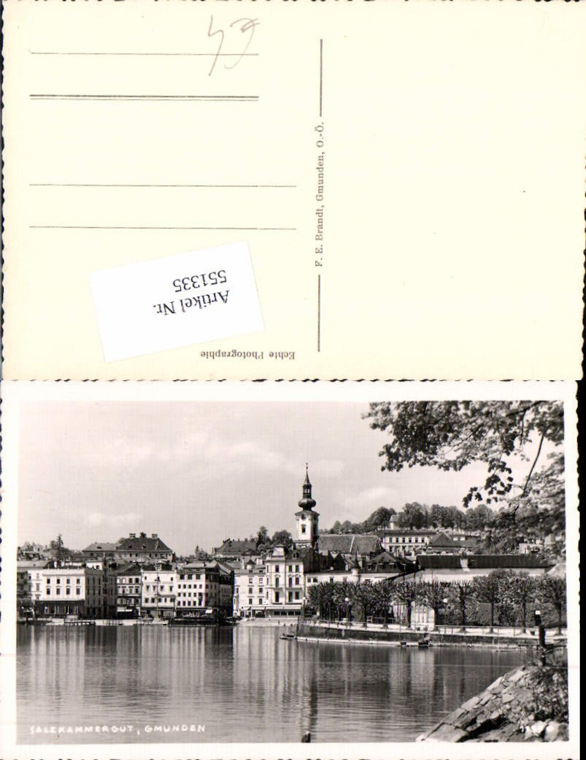 551335,Gmunden am Traunsee Kai pub Brandt 11970