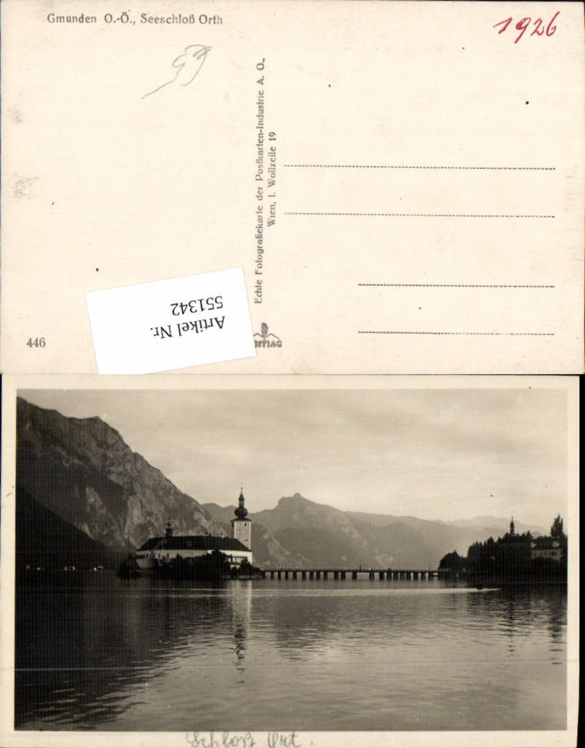 551342,Gmunden am Traunsee Schloss Orth Ort