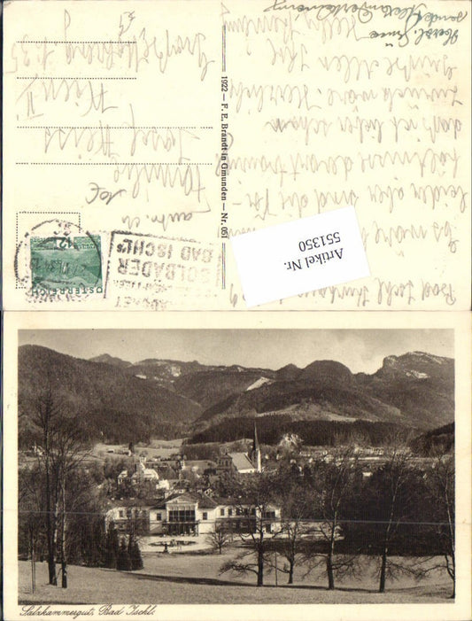 551350,Bad Ischl Salzkammergut Kurhaus Kaiservilla pub Brandt 051