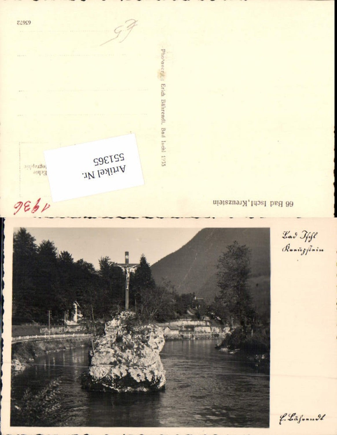 551365,Bad Ischl Salzkammergut Kreuzstein pub Bährendt 66