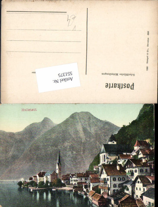 551375,Hallstatt am Hallstättersee pub Stengel Co. 2601