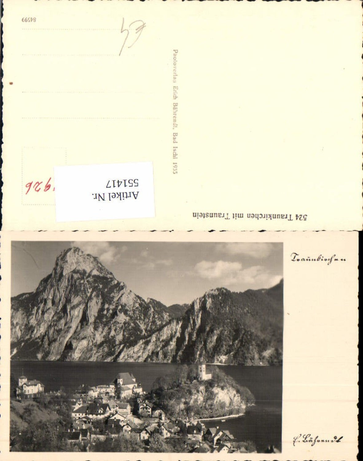 551417,Traunkirchen m. Traunstein pub Bährendt 524