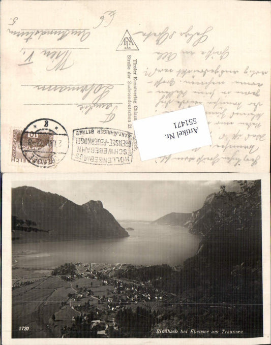 551471,Rindbach bei Ebensee am Traunsee