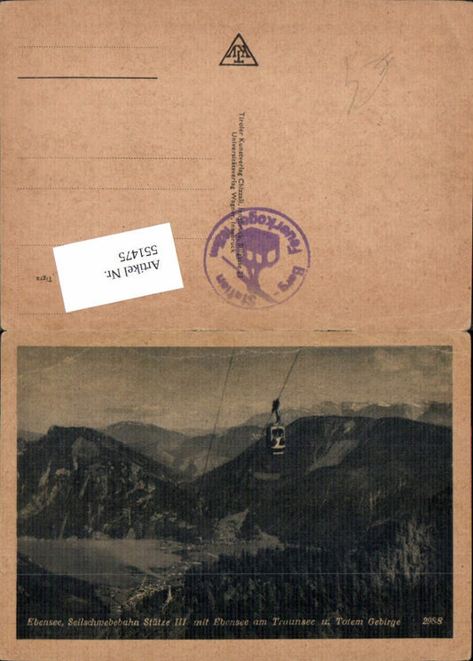 551475,Ebensee Seilbahn